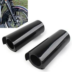 Goodpartsclubuk 423987244425 2 Inch Smooth Fork Tube Slider Cover Cowbell Fit Harley Electra Tri Glide Flhx 2pcs