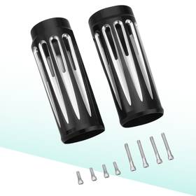 Cy-sm-1822-bk Happy-motor 2 Inch Extend Black Fitk Boots Cover Cans Fit Harley Touring Road King Street Glide