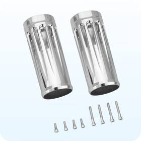 Cy-sm-1822-cd Happy-motor 2 Inch Extend Chrome Fork Cans Boots Cover For Harley Street Glide Road King Flhr