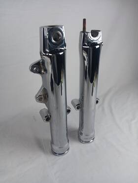 25923-87 Harley-davidson 25921-87 Showa For Chrome Lower Fork Sliders