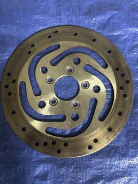 41797-007d Harley-davidson 2007 07-12 Sportster Knightster 1200 Rear Rotor Oem