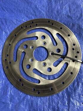 44156-007f Harley-davidson 2007 07-12 Sportster Knightster 1200 Front Left Rotor Oem