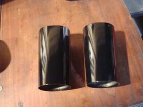 4500023 Harley-davidson Touring Fork Sliders Covers Gloss Black 2014-2022 Oem Road Glide
