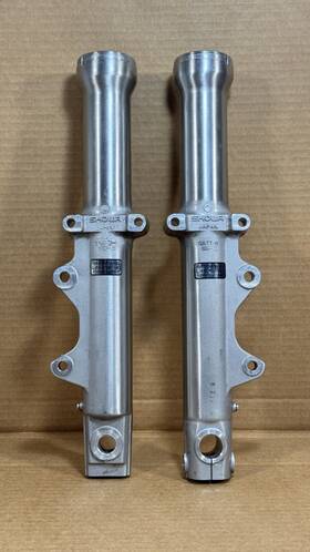 45270-98 Harley-davidson Oem Chrome Lower Fork Sliders Kit Dyna #45270-98 Fxdl Fxdx Fxds