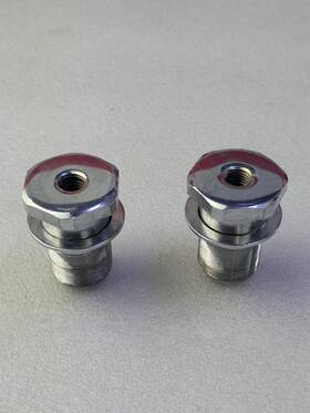 45389-83 Harley-davidson New Fxrt Fxr Touring Chrome Fork Slider Tube Cap Pair