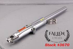 45400043 Harley-davidson 2015 Cvo Road Glide Ultra Front Right Fork Leg Assembly Chrome 14 938mi