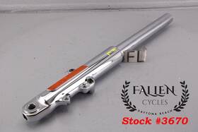 45400044 Harley-davidson 2015 Cvo Road Glide Ultra Front Left Fork Leg Assembly Chrome