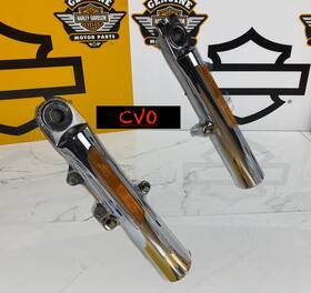 45400163 Harley-davidson Oem 2017-23 Touring Flhxse Flhtkse Cvo Lower Fork Tubes Chrome