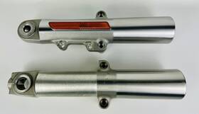 45500171 Harley-davidson Chrome Front Fork Slider Kit #45500171 Touring Fits Ft14 And Later
