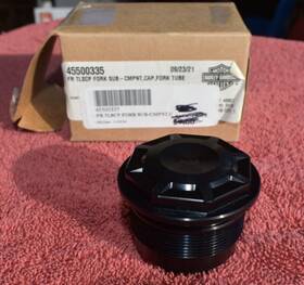 45500335 Harley-davidson Cvo Pro Street Breakout Fork Cap 2016-2017 P/n #45500335