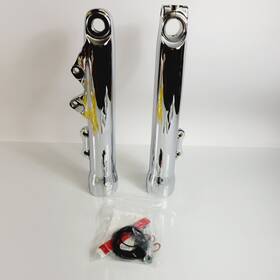 45500406 Harley-davidson Chrome Finish Lower Fork Sliders Fits 18-20 Fxlr Models