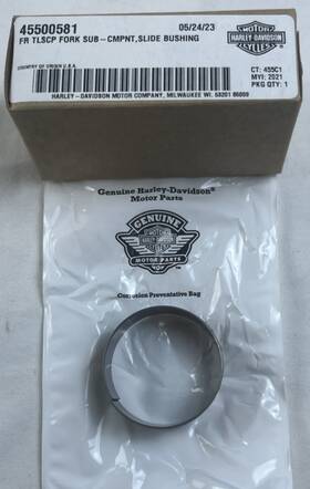 Harley-davidson 45500581 Genuine Front Telescopic Fork Sub Cmpnt Slide Bushing