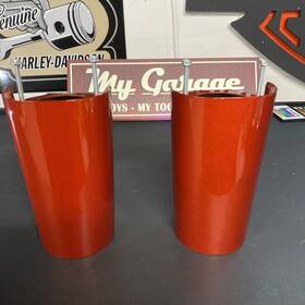 45600028dqi-00 Harley-davidson Triable Orange Fork Cans- Sliders Cvo Road King 45600028dqi-00 Harley-davidson Triable Orange Fork Cans- Sliders Cvo Road King