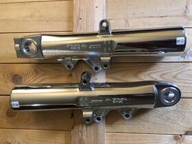 45800161 Harley-davidson Chrome Lower Fork Sliders Legs Various Touring 2024 Up