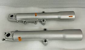 45917 Harley-davidson 86 Fatboy Softail Flstc Silver Fork Legss Slider 2000 -06 Heritage Outright