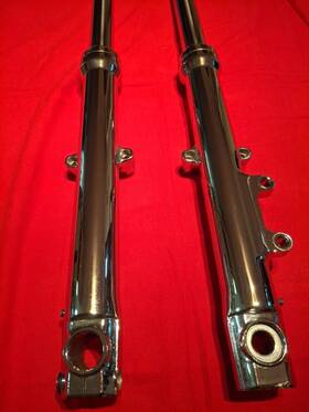 45947-04 Harley-davidson Dyna/sportster 39mm Chrome Front Fork Tube Legs