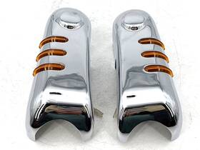 Harley-davidson 45953-81b 2001 Touring Electra Glide Front Left Right Fork Tube Slider Guard Covers