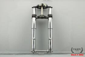 46241-02 Harley-davidson 2007 Road King Cvo 41mm Front End Fork Steering Stem Assembly Chrome