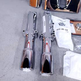 46334-07a Harley-davidson Flstc Chrome Front End Package Kit Heritage Classic 07-08