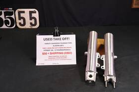 Harley-davidson 46357-02a Touring Fork Sliders Set 46496-00a 46498-00a 00-13