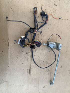 46440-84 Harley-davidson 1984 Flht Electra Glide Fork Control Valves With Wire Headlight Harness H10