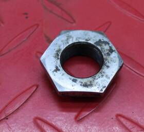 46560-40 Harley-davidson Oem Used Fork Stem Nut Chrome In Very Good Condition - X1