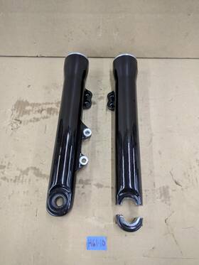 46619-06 Harley-davidson 2006-2017 Dyna Wide Glide Front Fork Lowers Sliders Black