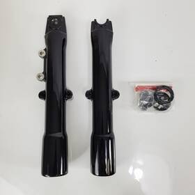 48645-09 Harley-davidson Oem Black Fork Slider Legs Fits Softail Flst 2007 2017