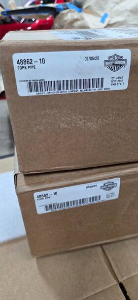 Harley-davidson 48862-10 Dyna Wide Glide Chrome Fork Tubes