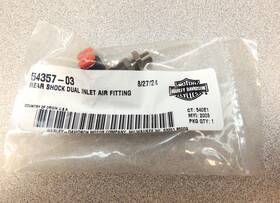 54357-03 Harley-davidson Oem 03-16 Touring Dual Inlet Air Line Union Valve Fitting For Rear Shocks 54357-03 Harley-davidson Oem 03-16 Touring Dual Inlet Air Line Union Valve Fitting For Rear Shocks