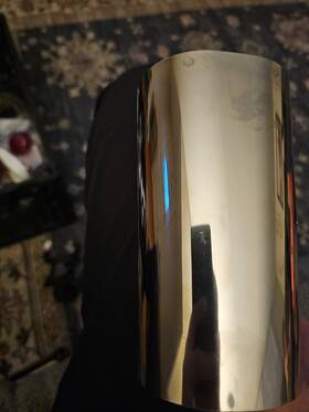 Harley-davidson 736902840979 Chrome Fork Slider Covers Stock Length For 2014 And Up Harley-davidson Touring