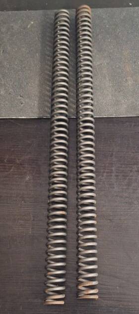 81-30w10 Harley-davidson 21.5 Inch Fork Spring Set For