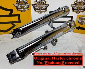 G593-30-6 Harley-davidson 00-06 Original Chrome Fork Sliders Legs Softail Standard Dyna Wide Glide