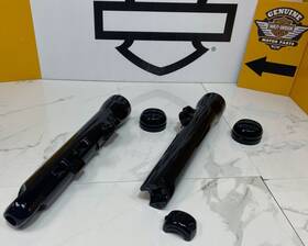 G5c5-80-l Harley-davidson G5c5-80-r 45595 Oem 06-17 Dyna Front Fork Tube Sliders Lower Leg Exchange Black Pair