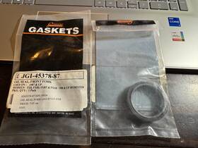 Jgi-45378-87 Harley-davidson Front Fork Seal Fxr Fxrs Fxrt And Fxsb Sportster