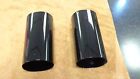 Harley Upper Fork Slider Covers Black Flht Flt Flhr Flstc