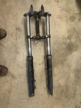 51400-410-003za Honda 77 78 Cb-750f Supersport Forks And Triple Clamps