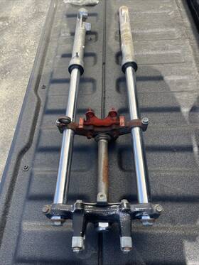 51400-gn1-003 Honda 1986 85-90 Xr80 Xr 80 Oem Front Forks And Triple Tree