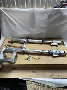 51400-mch-003 Honda 2002 02-05 Vtx1800 Front Left Right Fork Suspension Damper Bent Oem