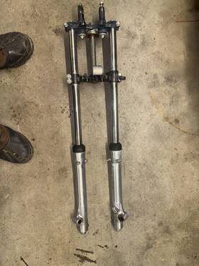 51400437771 Honda 79-82 Xl-125s Oem Front Forks