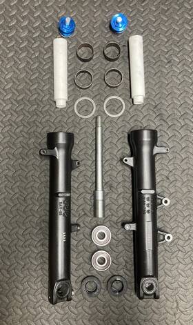 51420-mgz-j01 Honda 2018-2021 Cbr500r Fork Lowers Parts Lot Bushing Caps Spacers Axle Oem