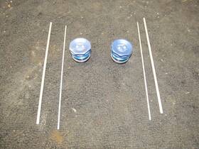 51450-mjc-a01 Honda 13 - 18 Cbr600rr Cbr 600 Rr Top Fork Cap Set With Rods Preload Adjuster Caps