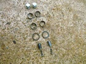 51454-kr3-003 Honda 1986 - 87 Rebel 250 Oem Fork Caps Internals Bolts Hardware
