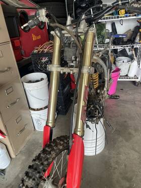 Honda 51480-kse-n11 Crf150r/rb 2007-2027 Oem Showa Forks With Triple Clamps Full Setup