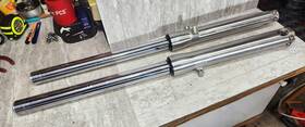 51500-mfe-305 Honda 2008-2016 Shadow C2 750 Oem Front Forks -straight- Part#