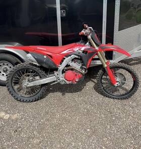 51580-k95-a41 Honda 2018-2021 Crf250r Oem Forks And Triple Clamps