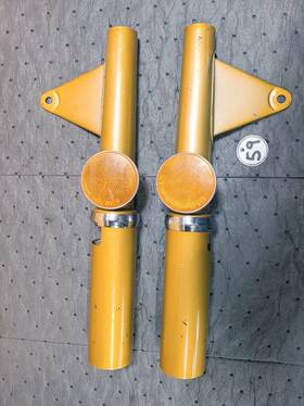 51602-098-972ls Honda 1972 Ct70 Trail Ct70k1a Fork Ears Lower Covers And Ribs