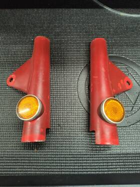 51602102700j Honda 51602102700j/51606102700 1972 Ct90 K Fork Covers Reflectors Left And Right Red