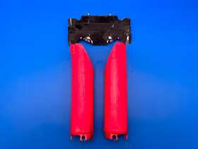 51610-ml3-600zb Honda 1996 Oem Cr125r Fork Guards Protector 92 - 96 Cr250 Cr500 Cr 250 125 500