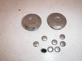 90312-mb0-700 Honda 2006 Shadow Sabre 1100 Oem Chrome Frame Cap Covers Set
